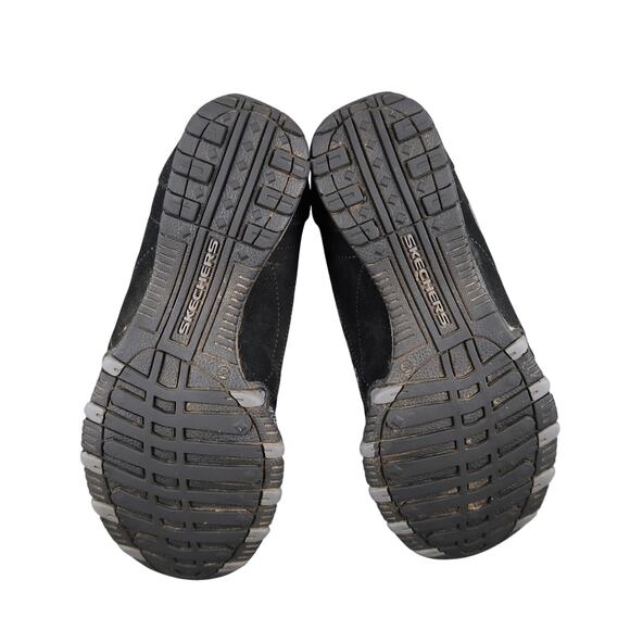 Skechers Shoes Womens 8 Slip On Sneakers Biker Relaxed Fit Memory Foam Leather - Picture 10 of 13